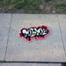 Graffiti Babe Hello Kitty Theme Custom Handmade Tufted Area Rug / Wall Hanging