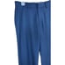 Haggar Men's Premium Comfort Dress Pants 32x29 Blue Straight Fit Flat Front