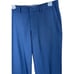 Haggar Men's Premium Comfort Dress Pants 32x29 Blue Straight Fit Flat Front