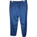 Haggar Men's Premium Comfort Dress Pants 32x29 Blue Straight Fit Flat Front