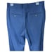 Haggar Men's Premium Comfort Dress Pants 32x29 Blue Straight Fit Flat Front