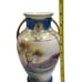 Noritake Nippon Japan Hand Painted Double Handle Vase 9.25 H x 3.25W 81924-1TCl