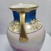 Noritake Nippon Japan Hand Painted Double Handle Vase 9.25 H x 3.25W 81924-1TCl