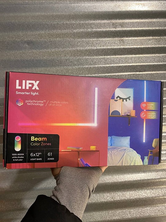 LIFX 12 in. Multi-Color Smart Wi-Fi LED 6X Beam Light Kit and Corner