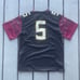 Nike Team NCAAF Florida State Seminoles #5 Football Jersey Youth/Wmns Size Small
