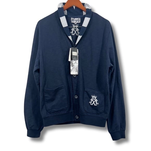 Men’s, XRAY Cardigan, L, Navy