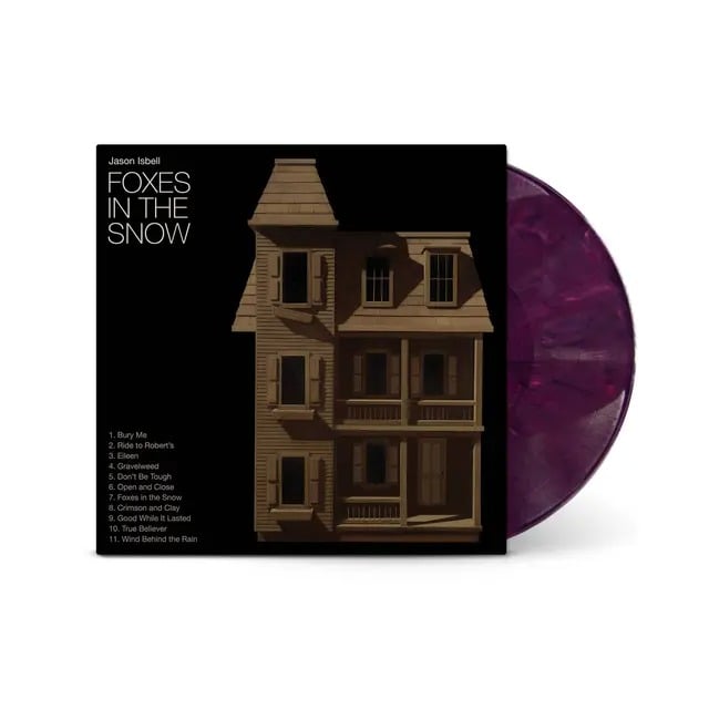 Jason Isbell Foxes In The Snow ROUGH TRADE Blackberry Purple Color Vinyl LP /500