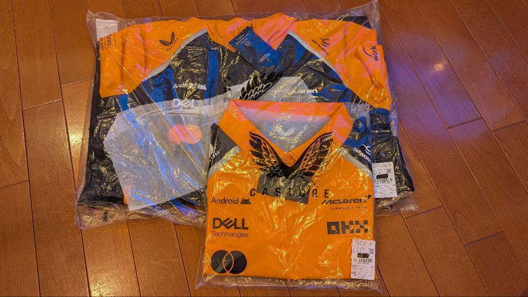 F1 McLaren Rain Jacket + Polo Shirt, Brand New