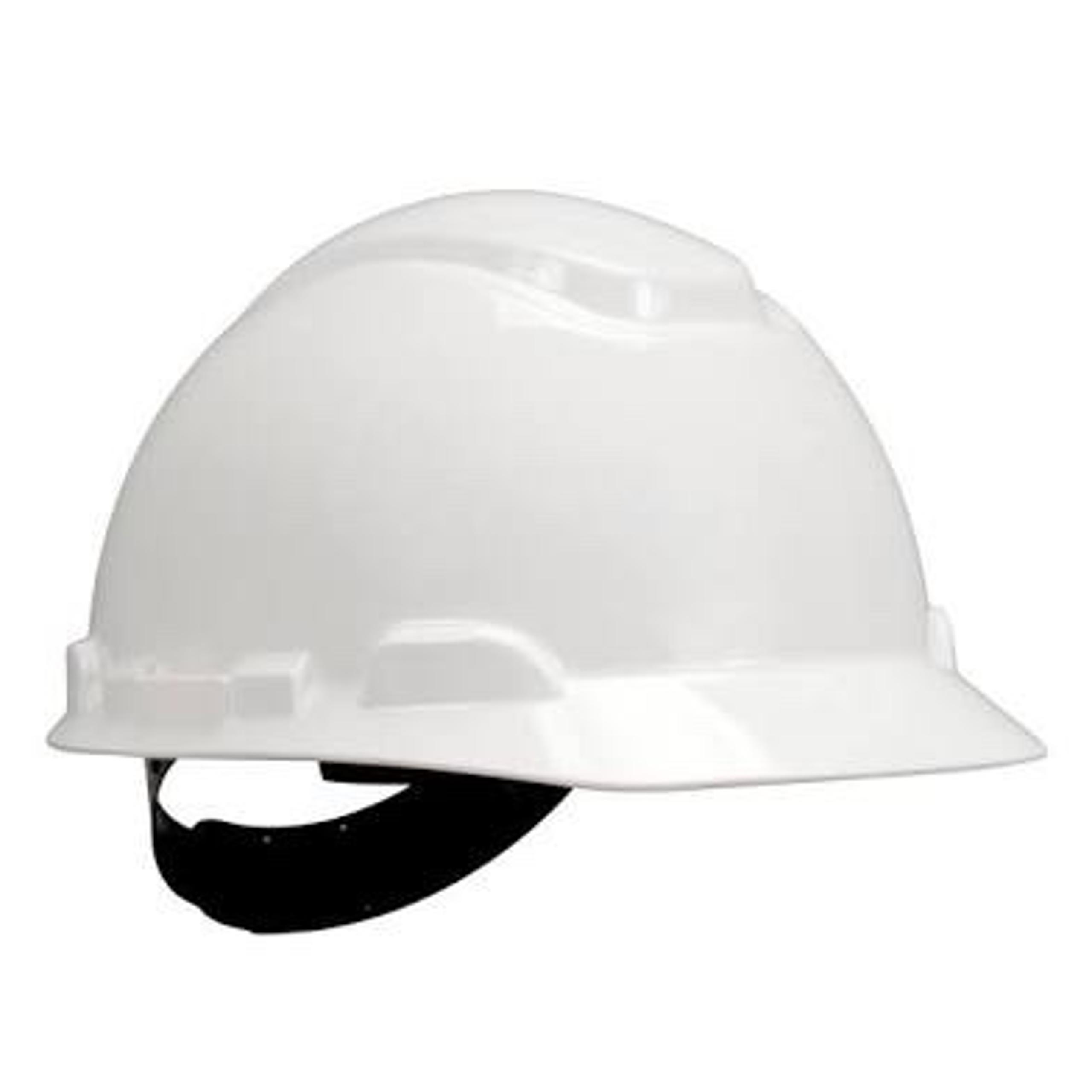 3M Hard Hat Helmet White Lightweight Pin-Lock