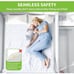 Melafa365 Bed Rail for Toddlers/Infants Safety Bed Guardrail White Fit All Sizes