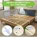 Melafa365 Bed Rail for Toddlers/Infants Safety Bed Guardrail White Fit All Sizes