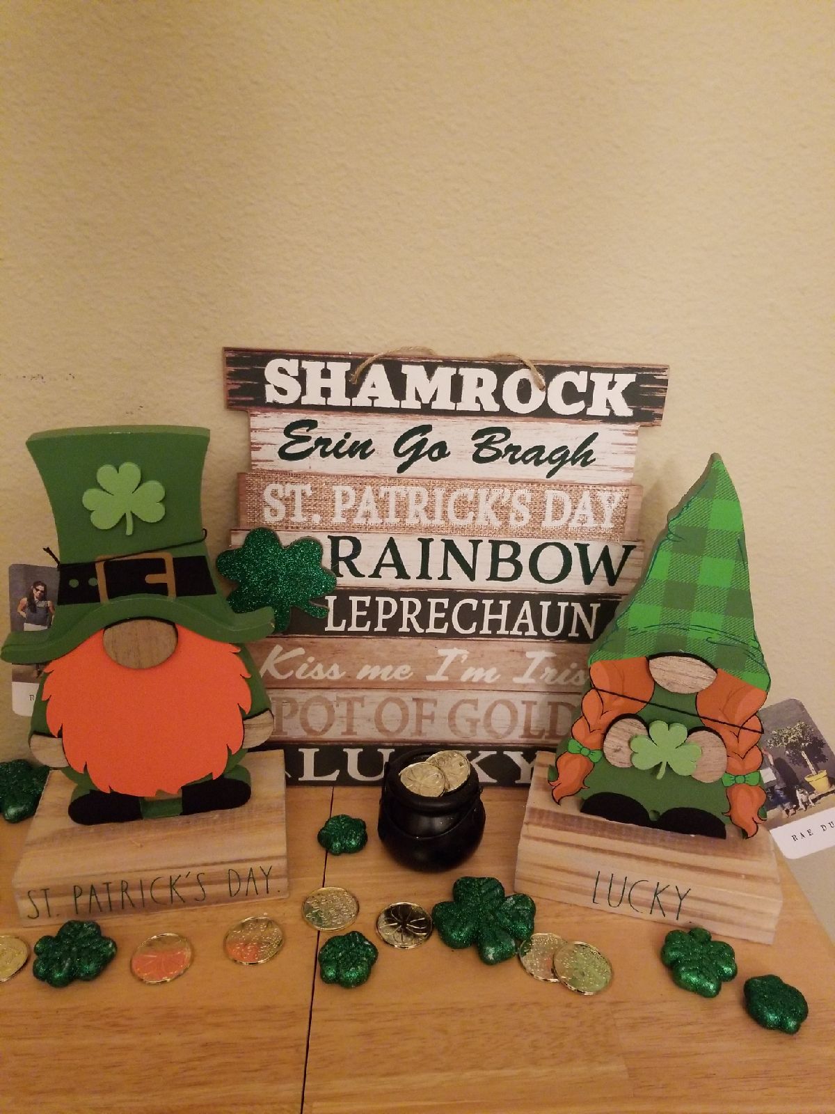 Rae Dunn's St Patrick's Day Gnomes