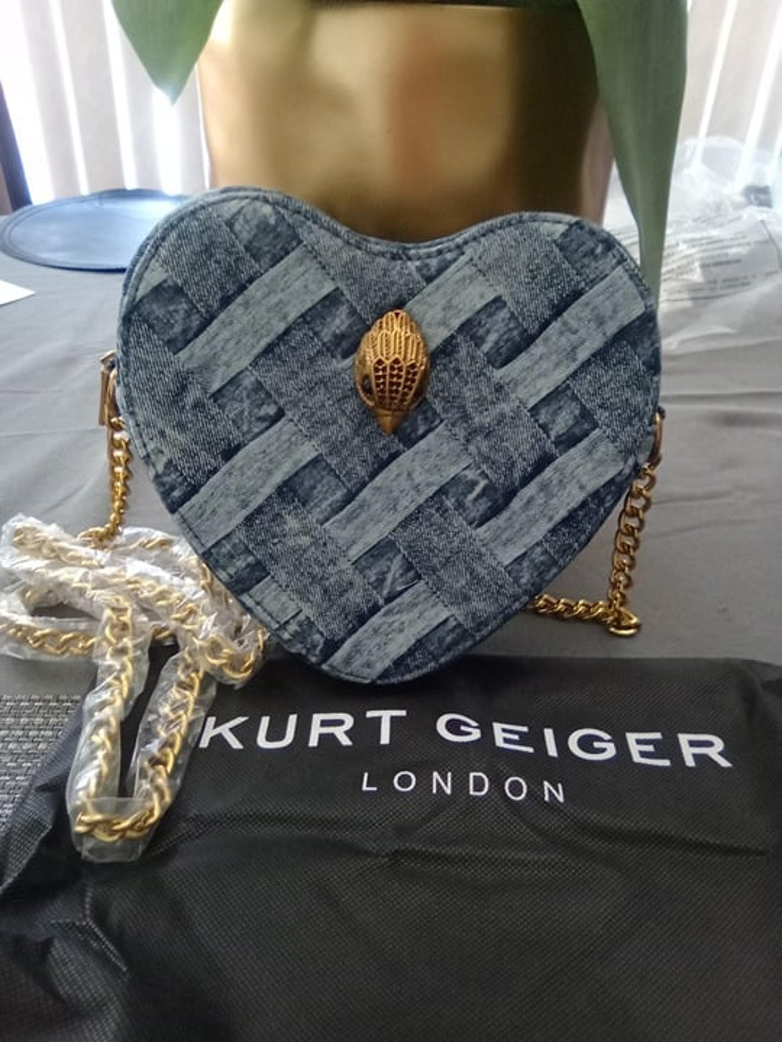 Kensington Denim Heart Shaped Crossbody- FAST SHIPPING-$111.00 !!!