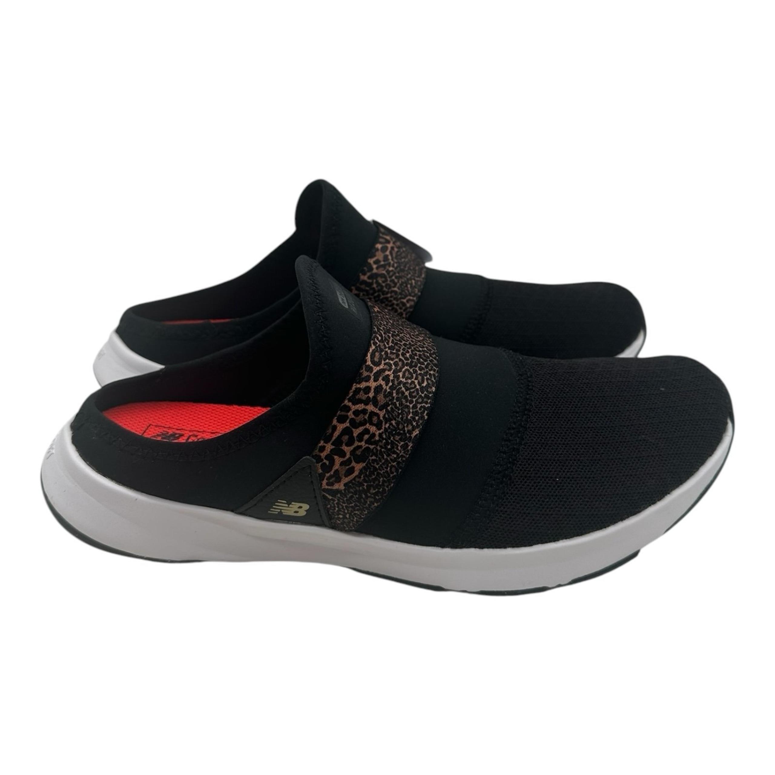 New Balance DynaSoft Nergize Mule v3 Womens 6.5 B Black Slip On Shoes WNRGMBL3