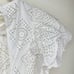 NWT Sea New York Vienne Floral Eyelet Ruffle Cutout Back Tunic Mini Dress Medium
