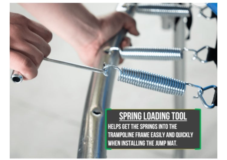 96 trampoline springs w/ spring loader