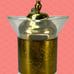 1950's Brass & Crystal Princess House Carafe with Stopper & Etched Floral Collar