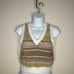 ARITZIA SUNDAY BEST Striped tan SWEATER VEST SIZE XXS
