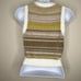 ARITZIA SUNDAY BEST Striped tan SWEATER VEST SIZE XXS