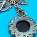 Vintage True Pearls & Black Onyx Pendant Necklace on Sterling Silver