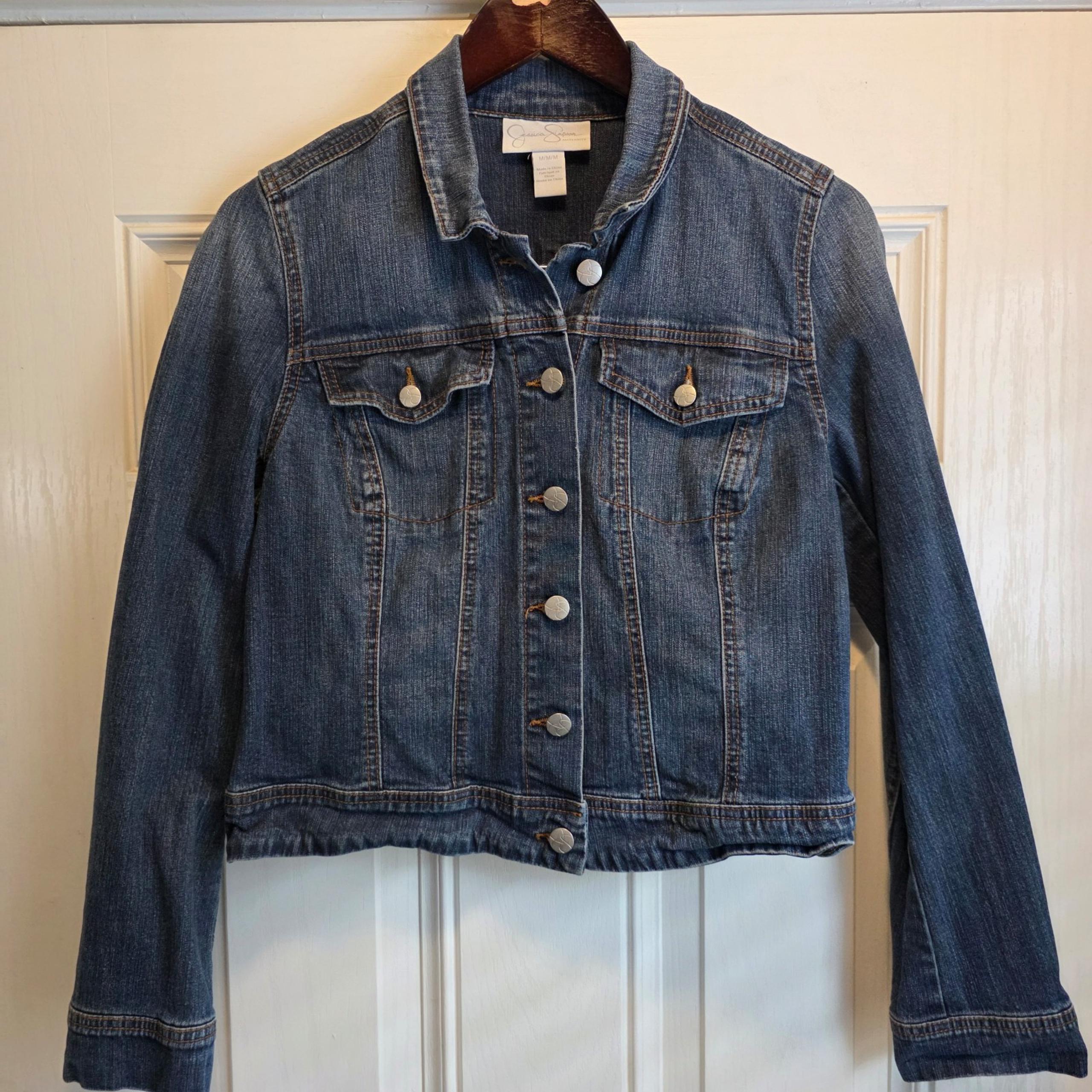 Jessica Simpson Women's Denim Jean Jacket Size Medium
