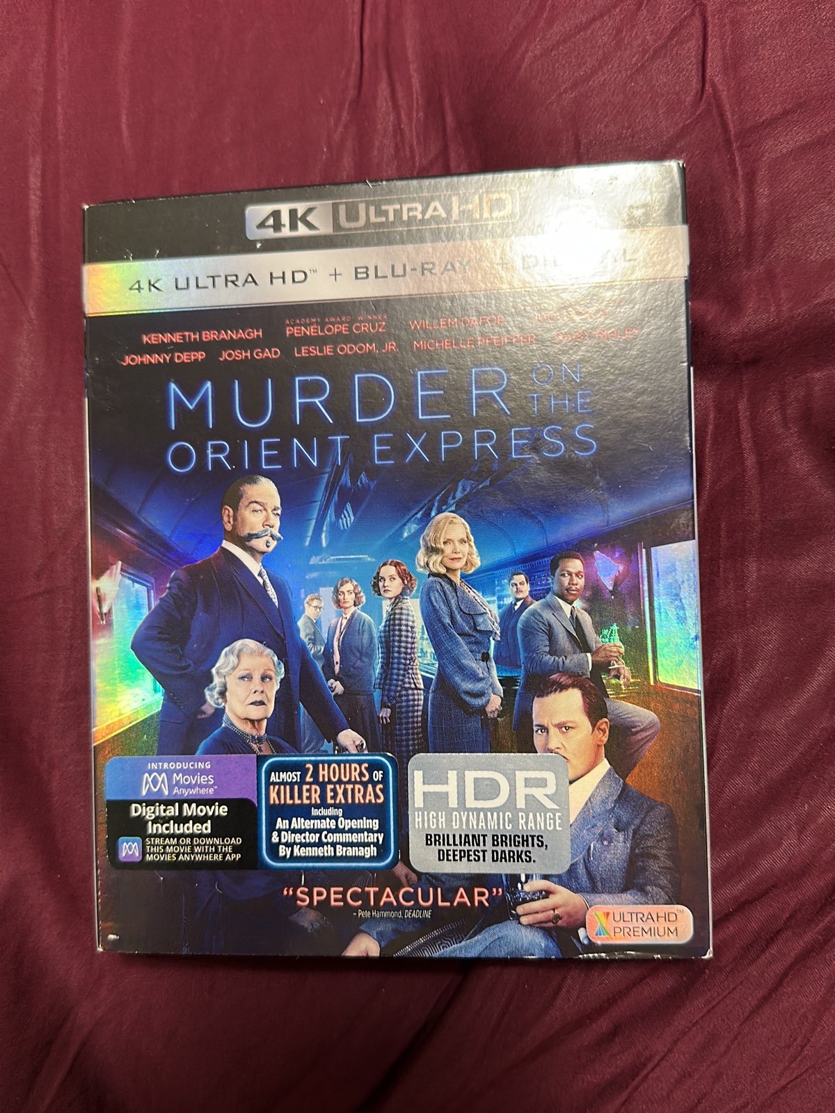 Murder On The Orient Express 4K Bluray OOP Ultra Rare Slipcover