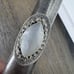 925 STERLING SILVER Mother Of Pearl Marcasite Ring size 8