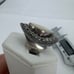 925 STERLING SILVER Mother Of Pearl Marcasite Ring size 8