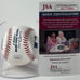 MLB Dustin Pedroia Boston Red Sox SS Signed Official Rawlings Baseball JSA COA