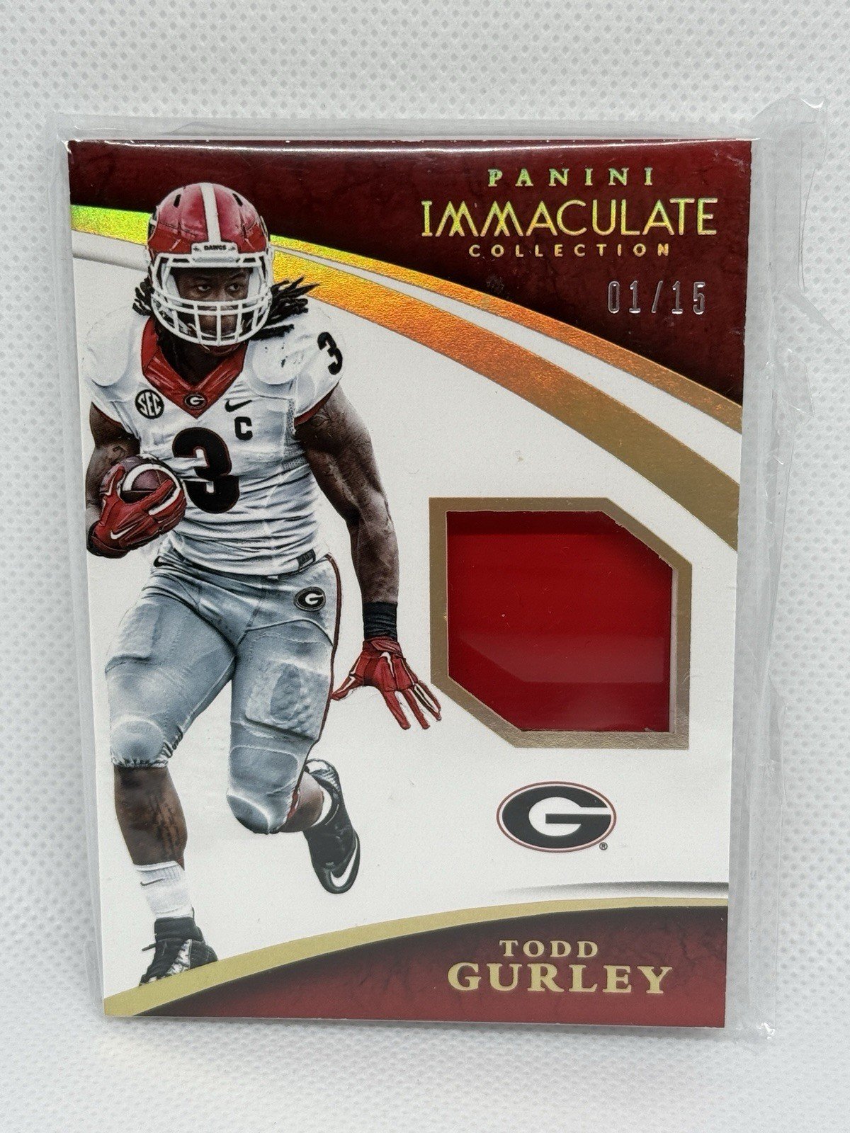 2015 Immaculate Todd Gurley Georgia Helmets 1/15 RAMS FALCONS BULLDOGS #’d /15