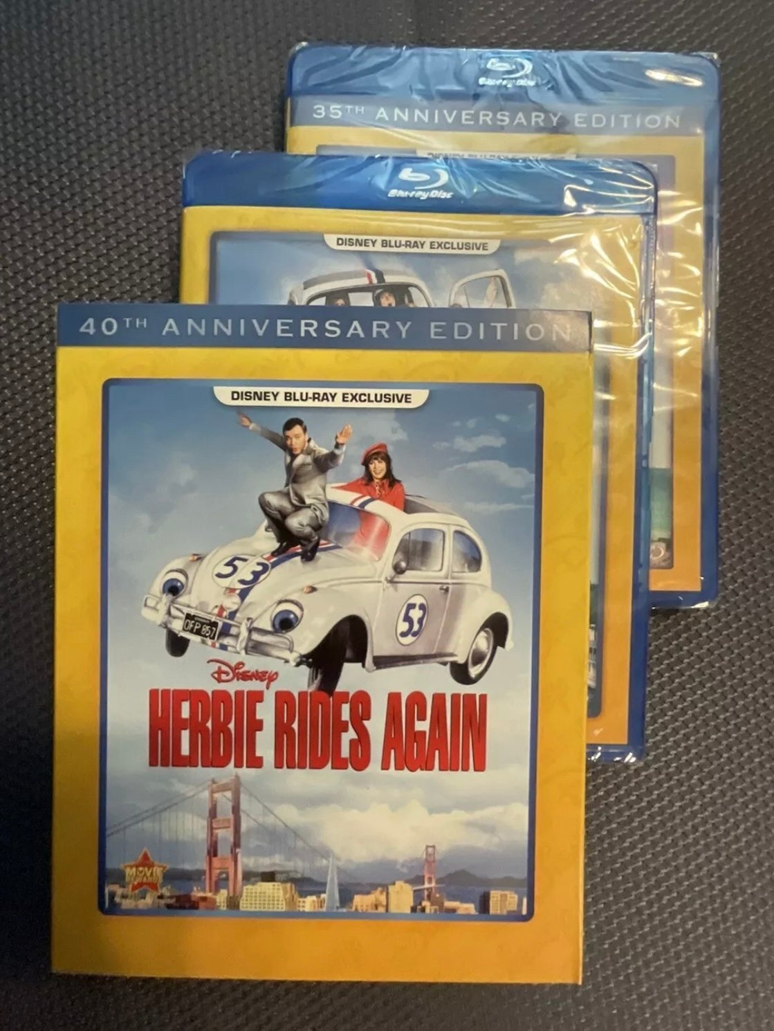 Herbie The Love Bug 3-Movie Bundle BLU-RAY Disney Movie Club DMC Exclusives OOP