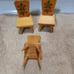 Mid Century Kitchen Chairs Set Of 3