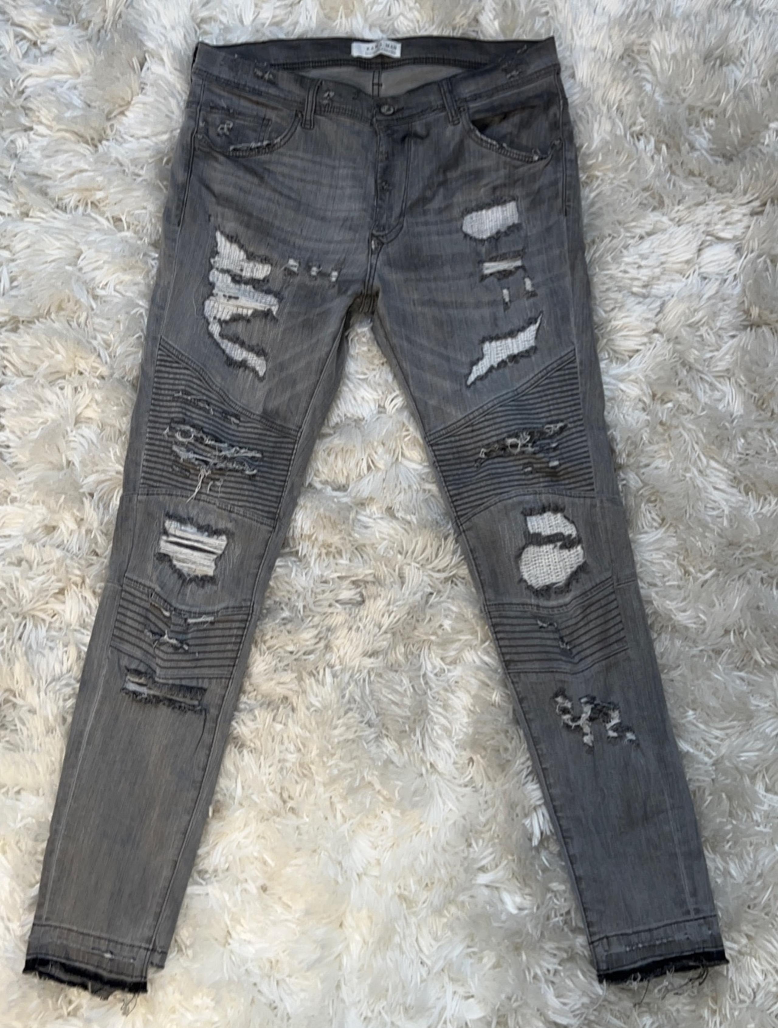 ZARA men skinny jeans grey 34/32