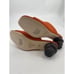 Charlotte Stone Durham Mules Curry Orange Suede Wooden Heel Wmns Sz 8 NWT