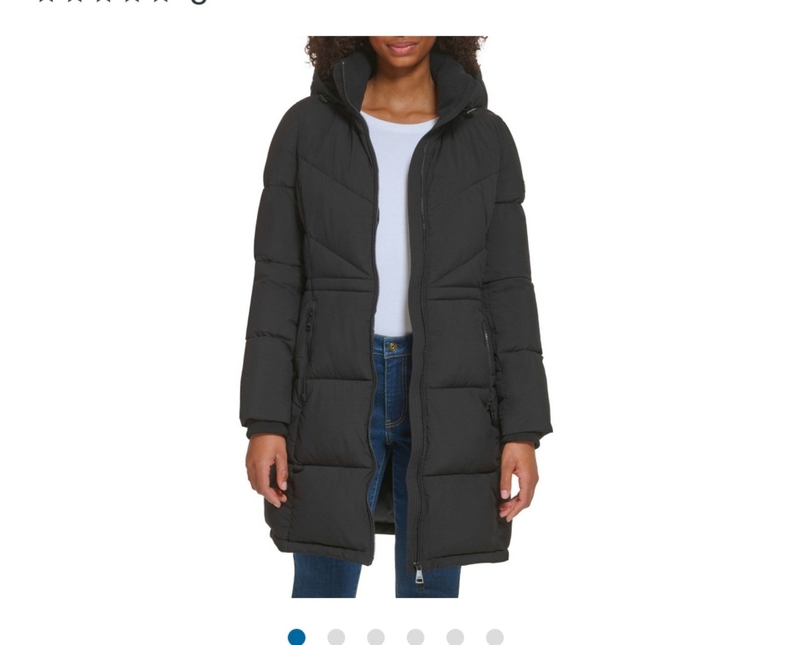 Calvin Klein ladies hooded long jacket