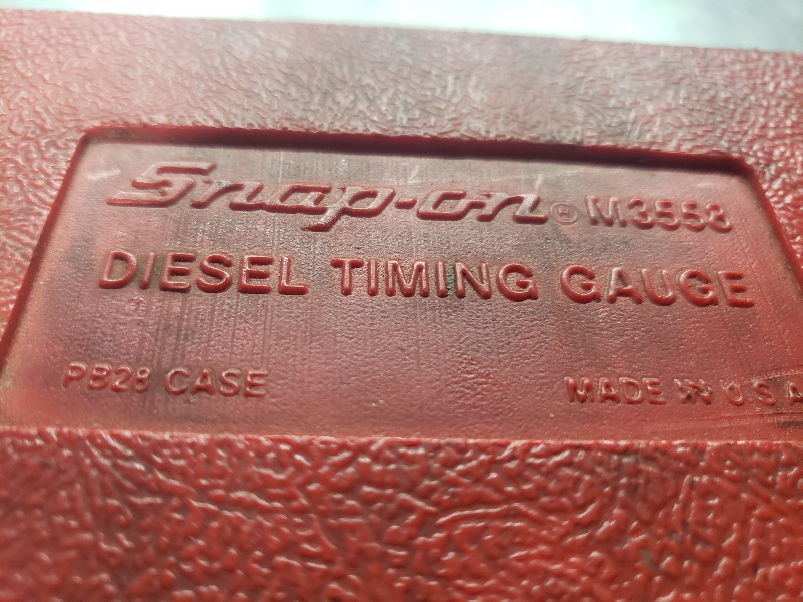 Snap-on diesel timing gauge