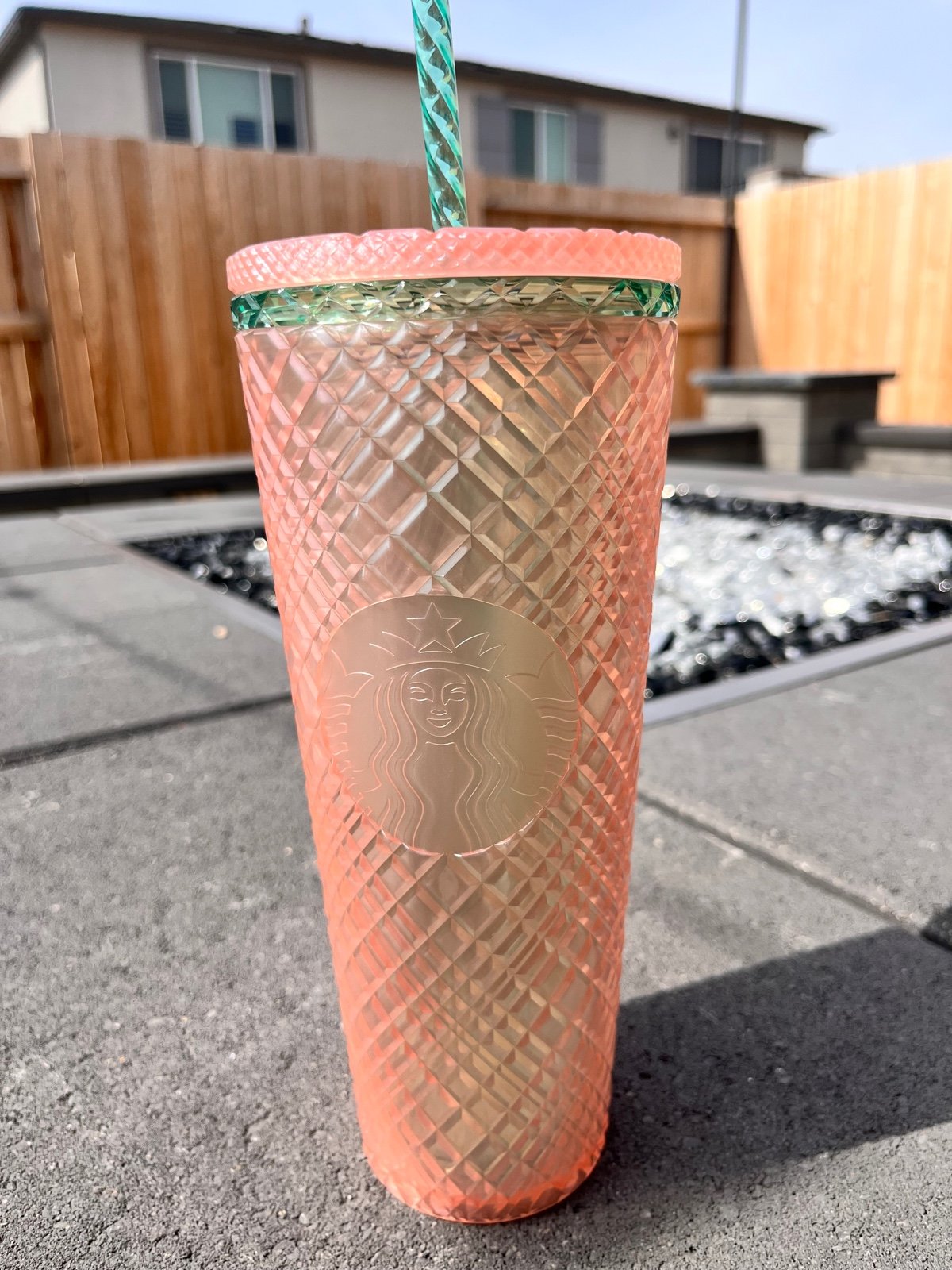 Starbucks Pearl Jeweled Pink 24oz