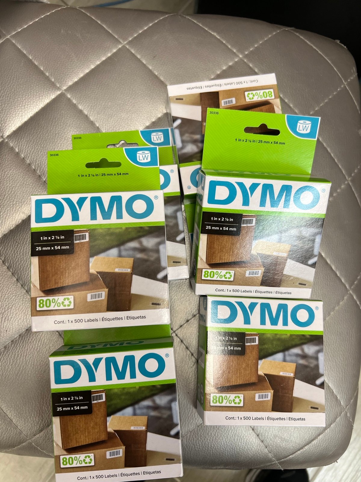 DYMO LabelWriter Labels PACK OF 6 of 500 Labels