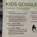 Bolle Tinted Kids Goggle - Helmet Compatible - New Sealed