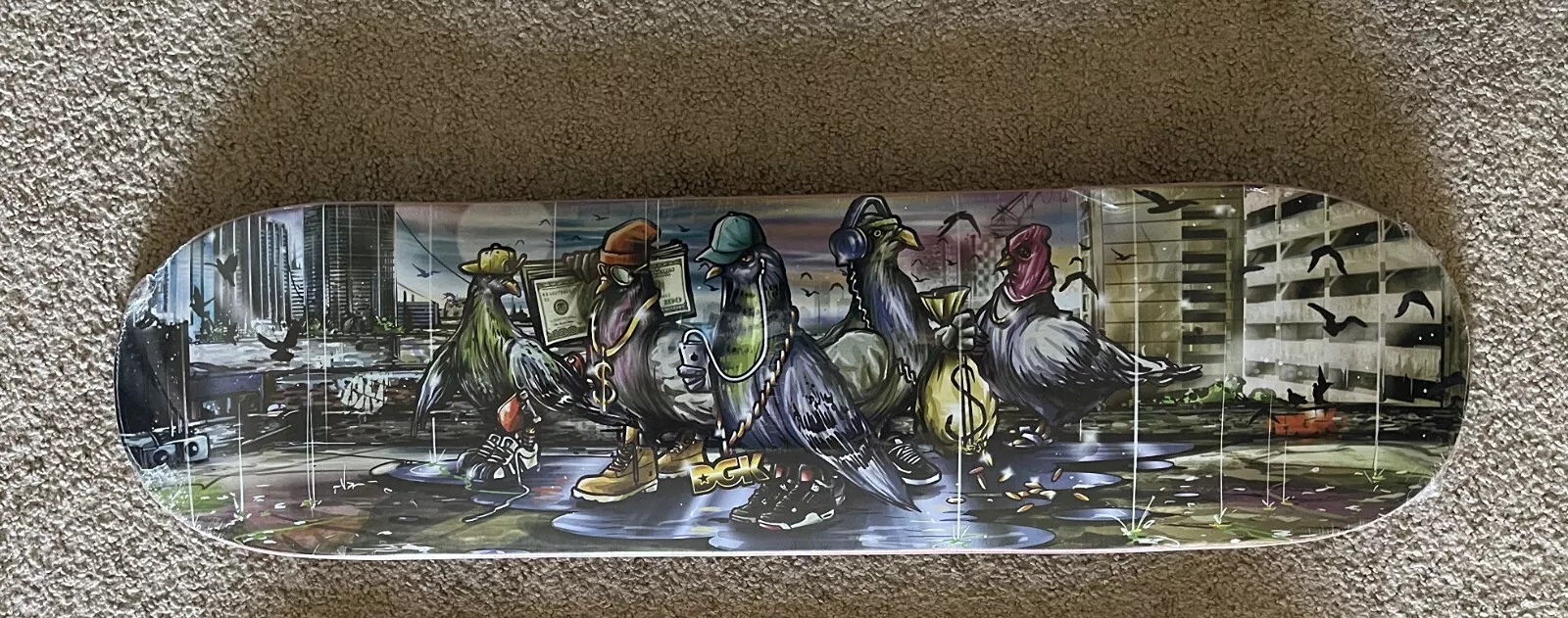 DGK Pigeon Crew 8.06 skateboard deck