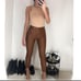Zara faux leather leggings