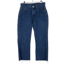 Vintage 2000s y2k Levi 515 Low Rose Cut off Crop Jeans Women's Size 6