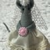Vintage Handmade Felt Mouse Wedding Bride and Groom Wedding Decoration Gift