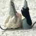 Vintage Handmade Felt Mouse Wedding Bride and Groom Wedding Decoration Gift