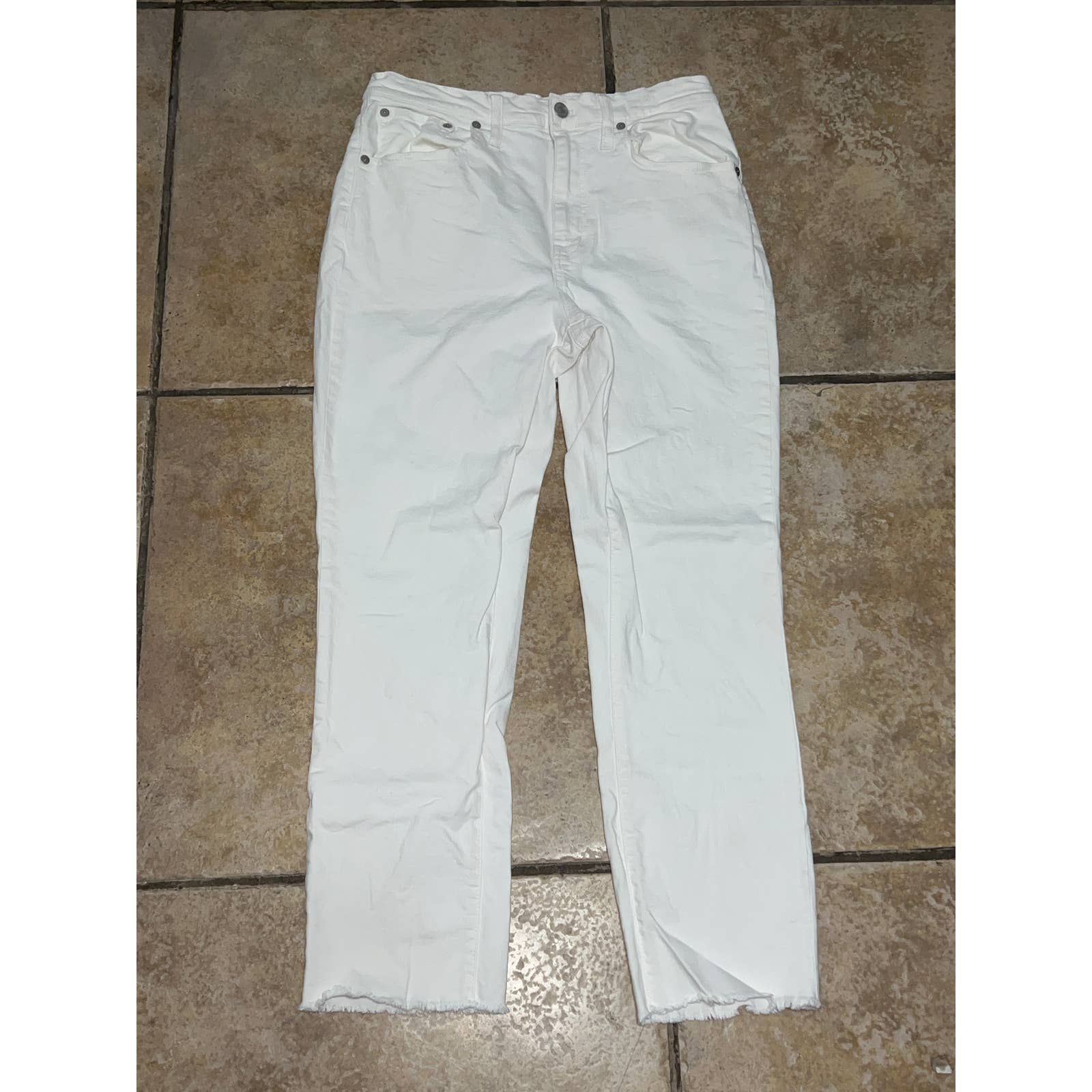 Madewell The High-Rise Slim Crop Boyjean Size 27