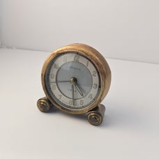 1950's Rensie 7 Jewels US Zone German Clock, Wind Up