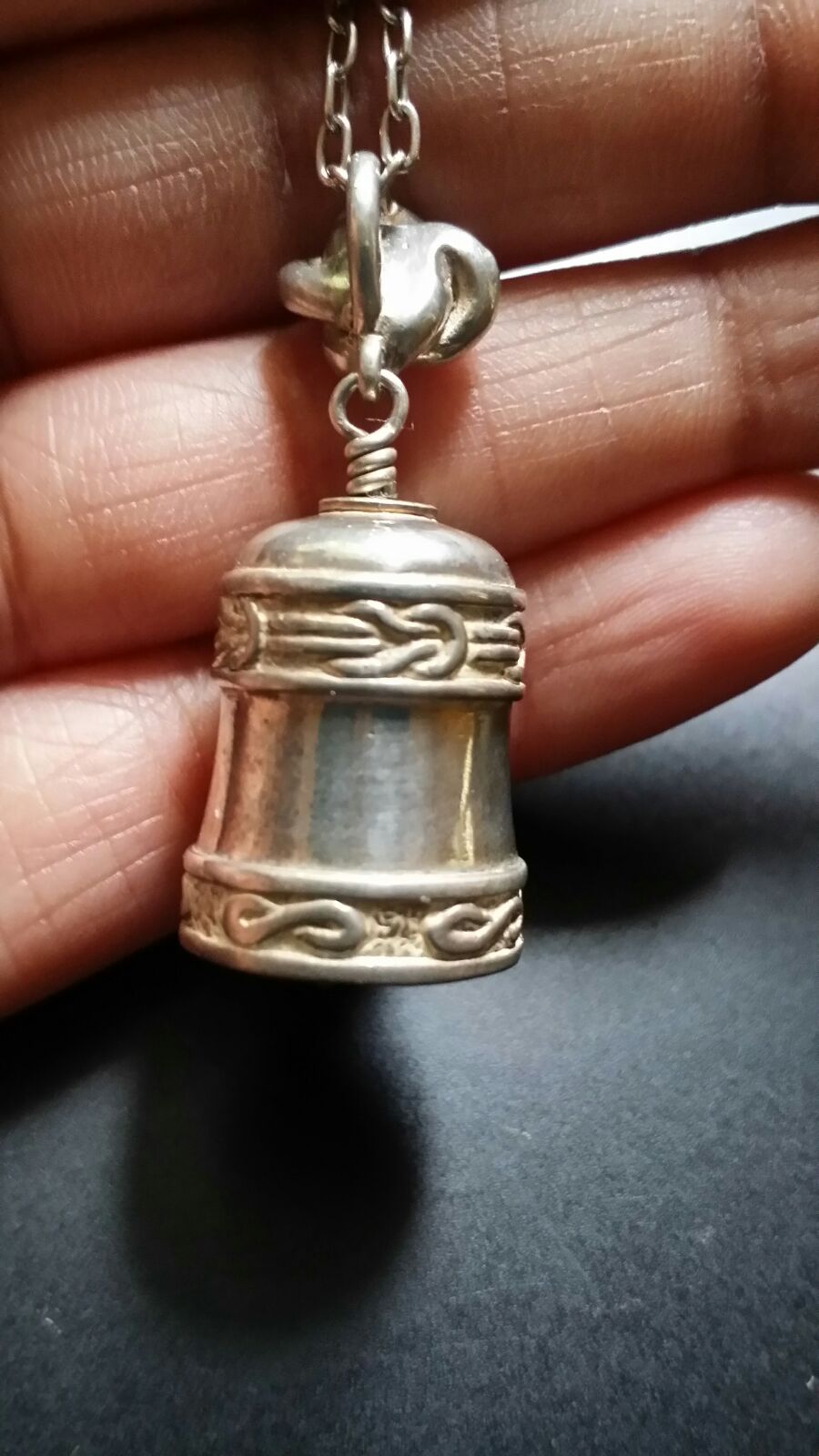 Antique John bell signed necklace 925