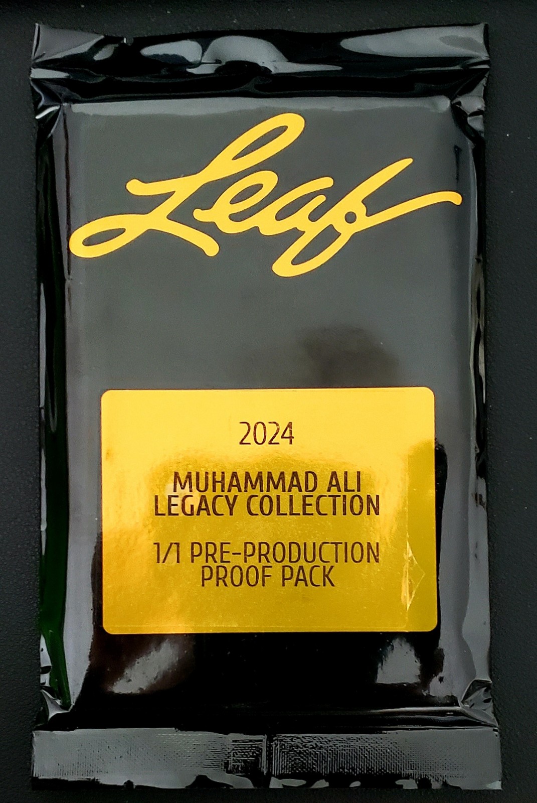 Muhammad Ali 2024 Leaf Legacy Collection 1/1 Pre-Production Proof Pack SEALED