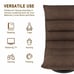 Folding Swivel Compact Adjustable Foam Floor Chair Lazy Sofa