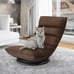 Folding Swivel Compact Adjustable Foam Floor Chair Lazy Sofa
